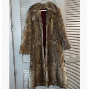 genuine fur coat Vintage Made In Korea